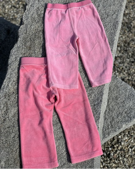 Tepláky dětské Juicy Couture růžové